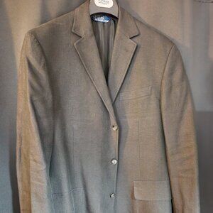 Polo Ralph Lauren Blue Label 100% Linen Jacket Fully Lined Men's Size Large